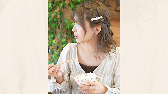 お米が大好きな福留さん