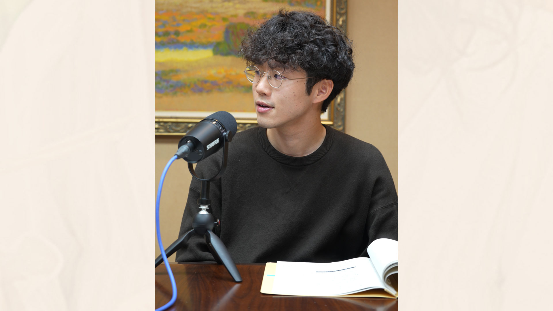 福留さんの経験談に聴き入る石本さん